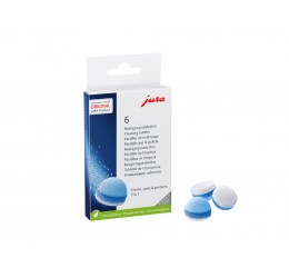 Consommables JURA / Boite de 6 Pastilles de nettoyage 3 phases