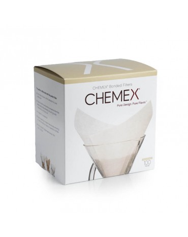 Chemex - Boîte de 100 Filtres Blancs - 6 tasses