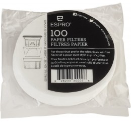 ESPRO / 100 Filtres papiers ronds pour Espro - 900ml P3/P5/P7
