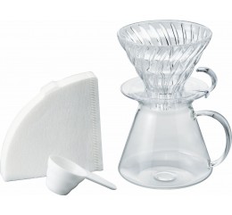 Hario - V60 Simply Kit en verre - 1/4 tasses