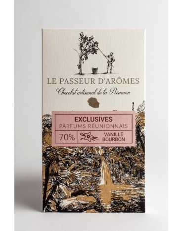 Tablette EXCLUSIVES Vanille Bourbon 70% | Les Passeur D'Arômes - 90g