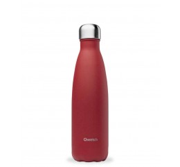 QWETCH - Bouteille Nomade Isotherme "Granite Rouge Piment" 500ml